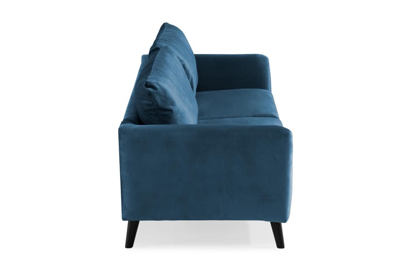 Trend 3-sits Sammetssoffa - Blå - Products - Möbler - Soffa - 3 sits soffa