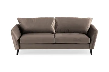 Trend 3-sits Sammetssoffa
