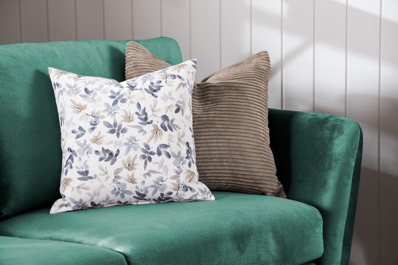Trend 3-sits Sammetssoffa - Grön - Products - Möbler - Soffa - 3 sits soffa