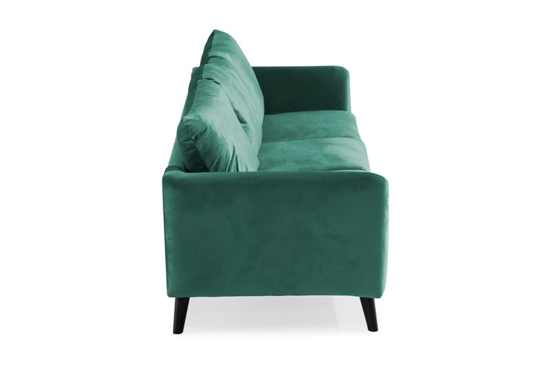 Trend 3-sits Sammetssoffa - Grön - Products - Möbler - Soffa - 3 sits soffa