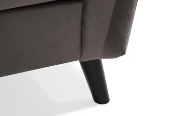 Trend 3-sits Sammetssoffa - Mörkgrå - Products - Möbler - Soffa - 3 sits soffa