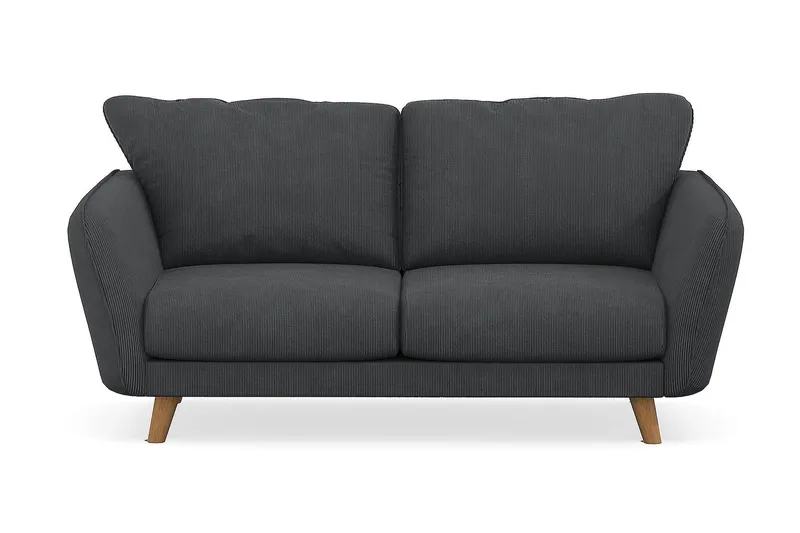 Trend Lyx 2-sits Manchestersoffa - Mörkgrå - Products - Möbler - Soffa - 2 sits soffa