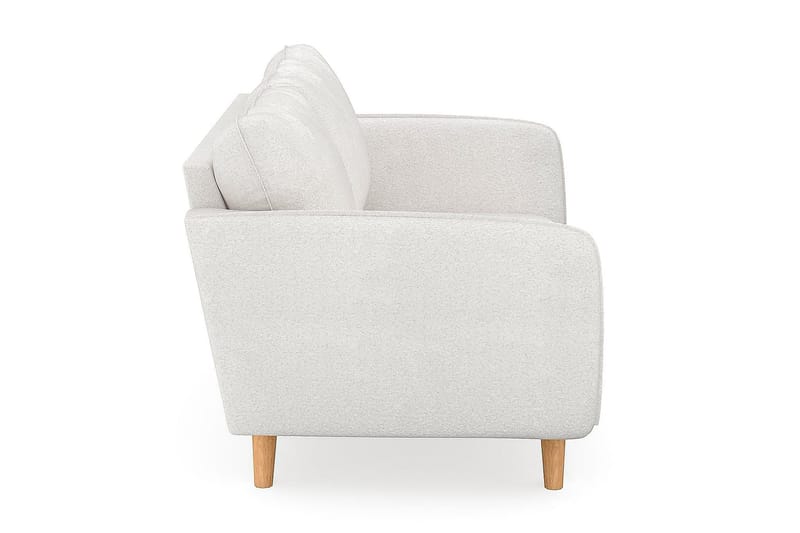 Trend Lyx 2-sits Soffa i Bouclé - Vit - Products - Möbler - Soffa - 2 sits soffa