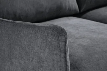 Trend Lyx 2-sits Soffa - Mörkgrå/Ek - Products - Möbler - Soffa - 2 sits soffa