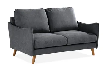 Trend Lyx 2-sits Soffa - Mörkgrå/Ek - Products - Möbler - Soffa - 2 sits soffa