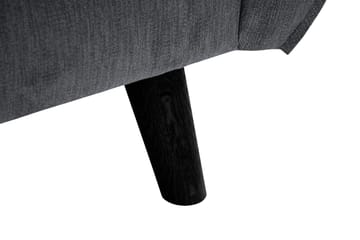 Trend Lyx 2-sits Soffa - Mörkgrå/Svart - Products - Möbler - Soffa - 2 sits soffa