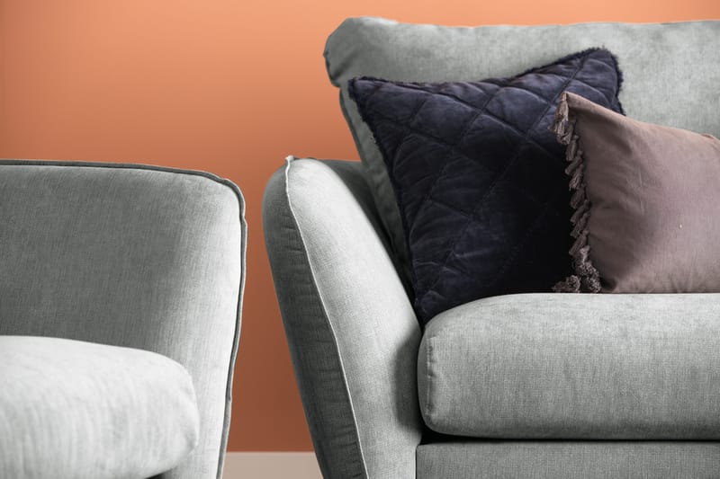 Trend Lyx 2-sits Tygsoffa - Grå - Products - Möbler - Soffa - 2 sits soffa