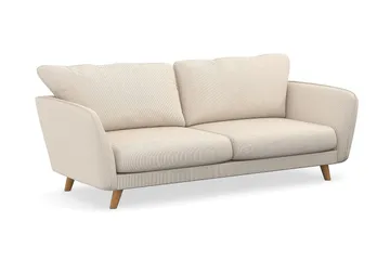 Trend Lyx 3-sits Manchestersoffa - Beige - Products - Möbler - Soffa - 3 sits soffa