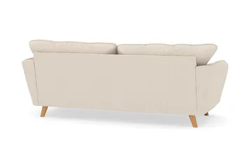 Trend Lyx 3-sits Manchestersoffa - Beige - Products - Möbler - Soffa - 3 sits soffa