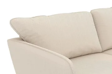 Trend Lyx 3-sits Manchestersoffa - Beige - Products - Möbler - Soffa - 3 sits soffa