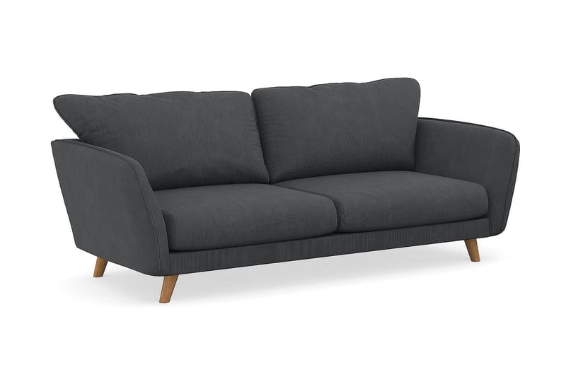 Trend Lyx 3-sits Manchestersoffa - Mörkgrå - Products - Möbler - Soffa - 3 sits soffa