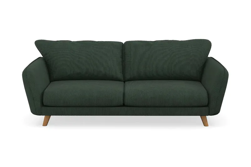 Trend Lyx 3-sits Manchestersoffa - Mörkgrön - Products - Möbler - Soffa - 3 sits soffa