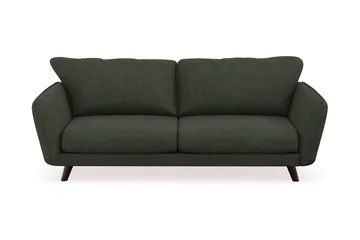 Trend Lyx 3-sits Manchestersoffa - Mörkgrön - Products - Möbler - Soffa - 3 sits soffa