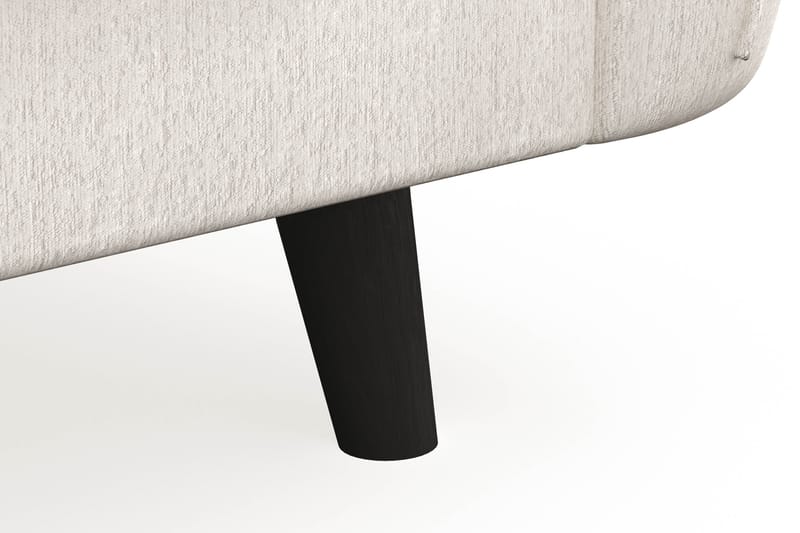 Trend Lyx 3-sits Sammetssoffa - Krämvit - Products - Möbler - Soffa - 3 sits soffa