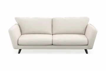 Trend Lyx 3-sits Sammetssoffa - Krämvit - Products - Möbler - Soffa - 3 sits soffa