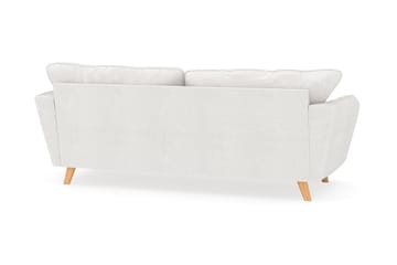 Trend Lyx 3-sits Soffa i Bouclé - Vit - Products - Möbler - Soffa - 3 sits soffa