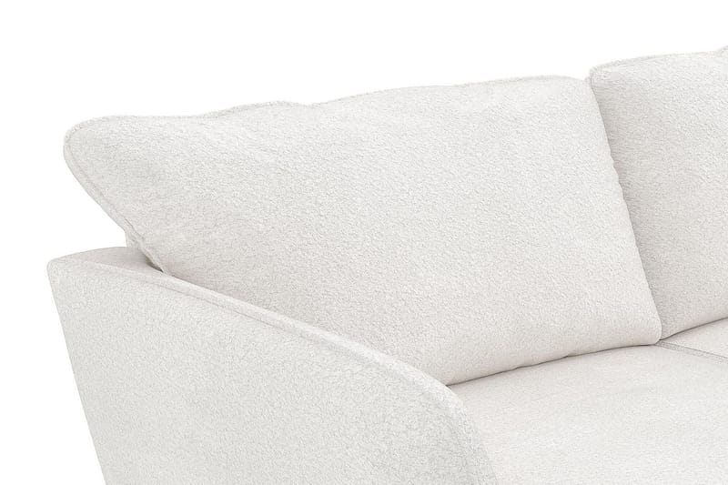 Trend Lyx 3-sits Soffa i Bouclé - Vit - Products - Möbler - Soffa - 3 sits soffa