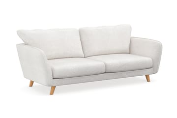 Trend Lyx 3-sits Soffa i Bouclé - Vit - Products - Möbler - Soffa - 3 sits soffa