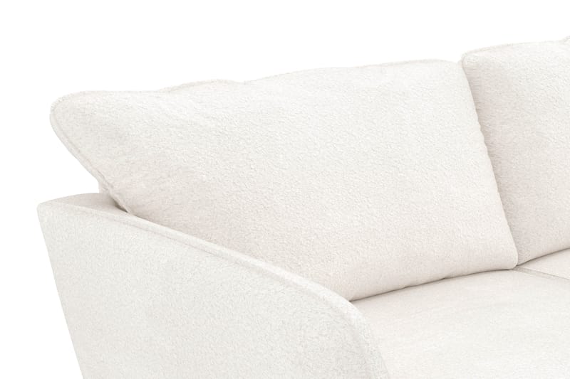 Trend Lyx 3-sits Soffa i Bouclé - Vit - Products - Möbler - Soffa - 3 sits soffa
