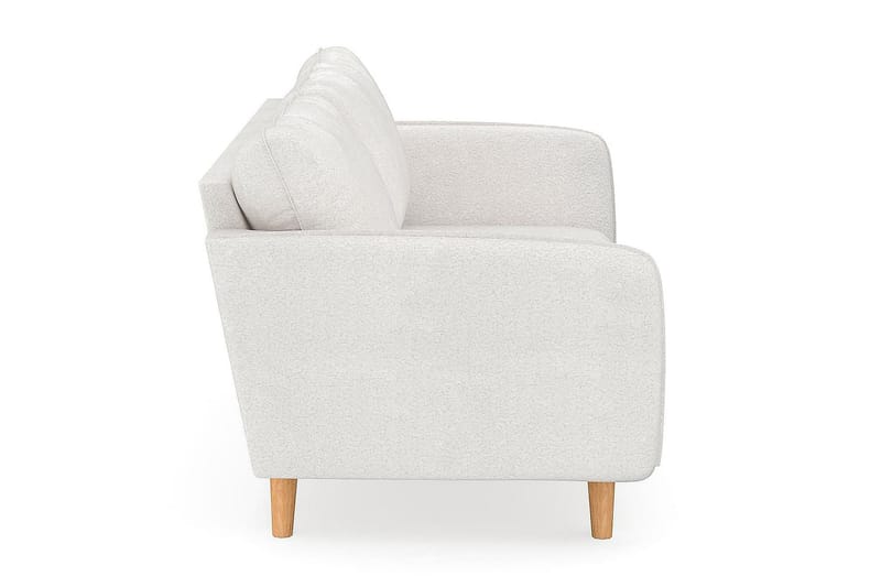 Trend Lyx 3-sits Soffa i Bouclé - Vit - Products - Möbler - Soffa - 3 sits soffa