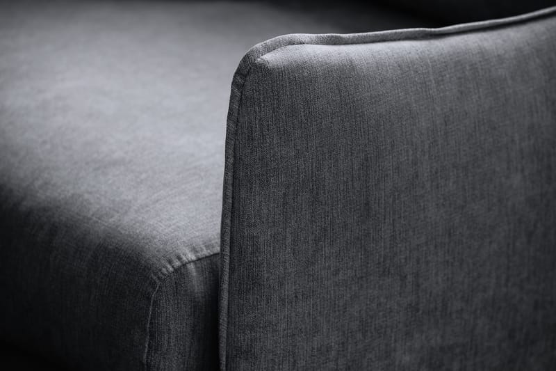 Trend Lyx 3-sits Soffa - Mörkgrå/Svart - Products - Möbler - Soffa - 3 sits soffa