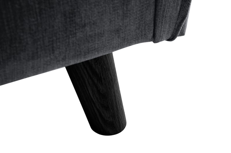 Trend Lyx 3-sits Soffa - Mörkgrå/Svart - Products - Möbler - Soffa - 3 sits soffa