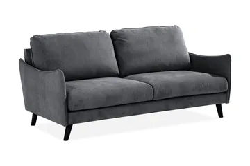 Trend Lyx 3-sits Soffa - Mörkgrå/Svart - Products - Möbler - Soffa - 3 sits soffa