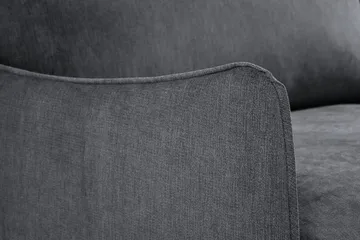 Trend Lyx 3-sits Soffa - Mörkgrå/Svart - Products - Möbler - Soffa - 3 sits soffa