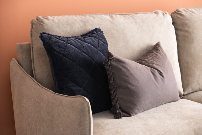 Trend Lyx 3-sits Tygsoffa - Beige - Products - Möbler - Soffa - 3 sits soffa