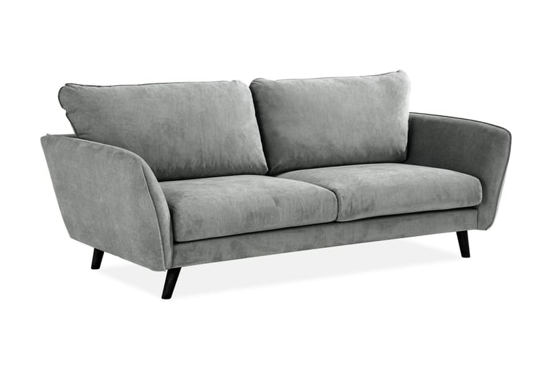 Trend Lyx 3-sits Tygsoffa - Grå - Products - Möbler - Soffa - 3 sits soffa