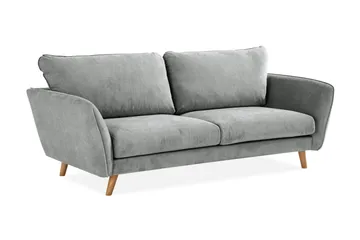 Trend Lyx 3-sits Tygsoffa - Grå - Products - Möbler - Soffa - 3 sits soffa
