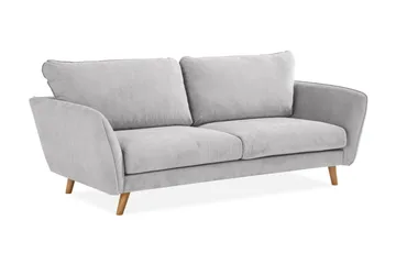 Trend Lyx 3-sits Tygsoffa - Ljusgrå - Products - Möbler - Soffa - 3 sits soffa