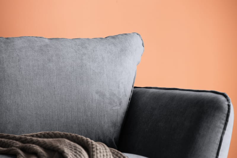 Trend Lyx 3-sits Tygsoffa - Mörkgrå - Products - Möbler - Soffa - 3 sits soffa