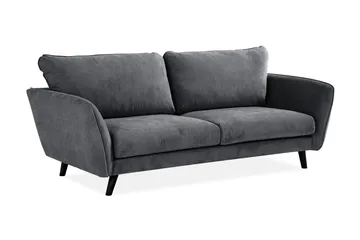 Trend Lyx 3-sits Tygsoffa - Mörkgrå - Products - Möbler - Soffa - 3 sits soffa
