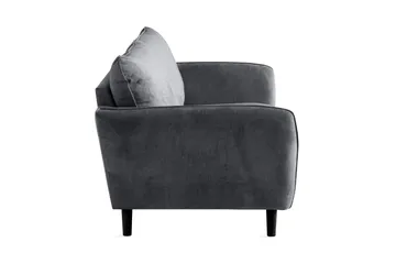 Trend Lyx 3-sits Tygsoffa - Mörkgrå - Products - Möbler - Soffa - 3 sits soffa