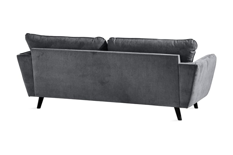 Trend Lyx 3-sits Tygsoffa - Mörkgrå - Products - Möbler - Soffa - 3 sits soffa