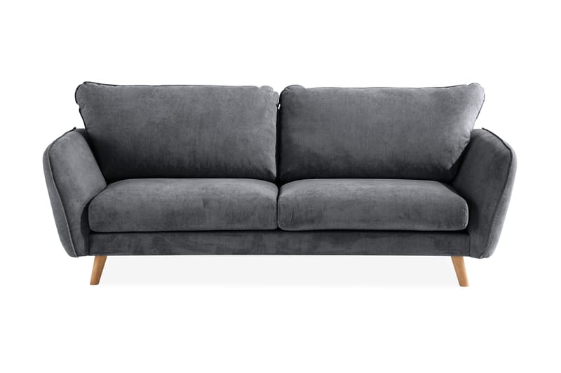 Trend Lyx 3-sits Tygsoffa - Mörkgrå - Products - Möbler - Soffa - 3 sits soffa