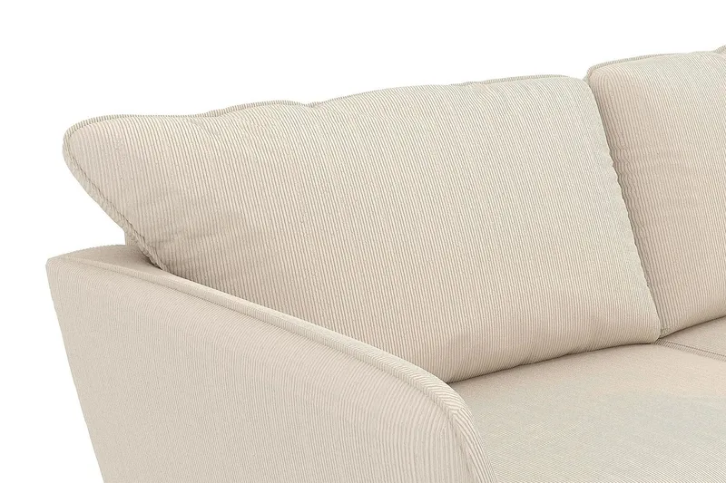Trend Lyx 4-sits Högervänd U-formad Soffa med Divan och Schäslong i Manchester - Beige - Products - Möbler - Soffa - U-soffa