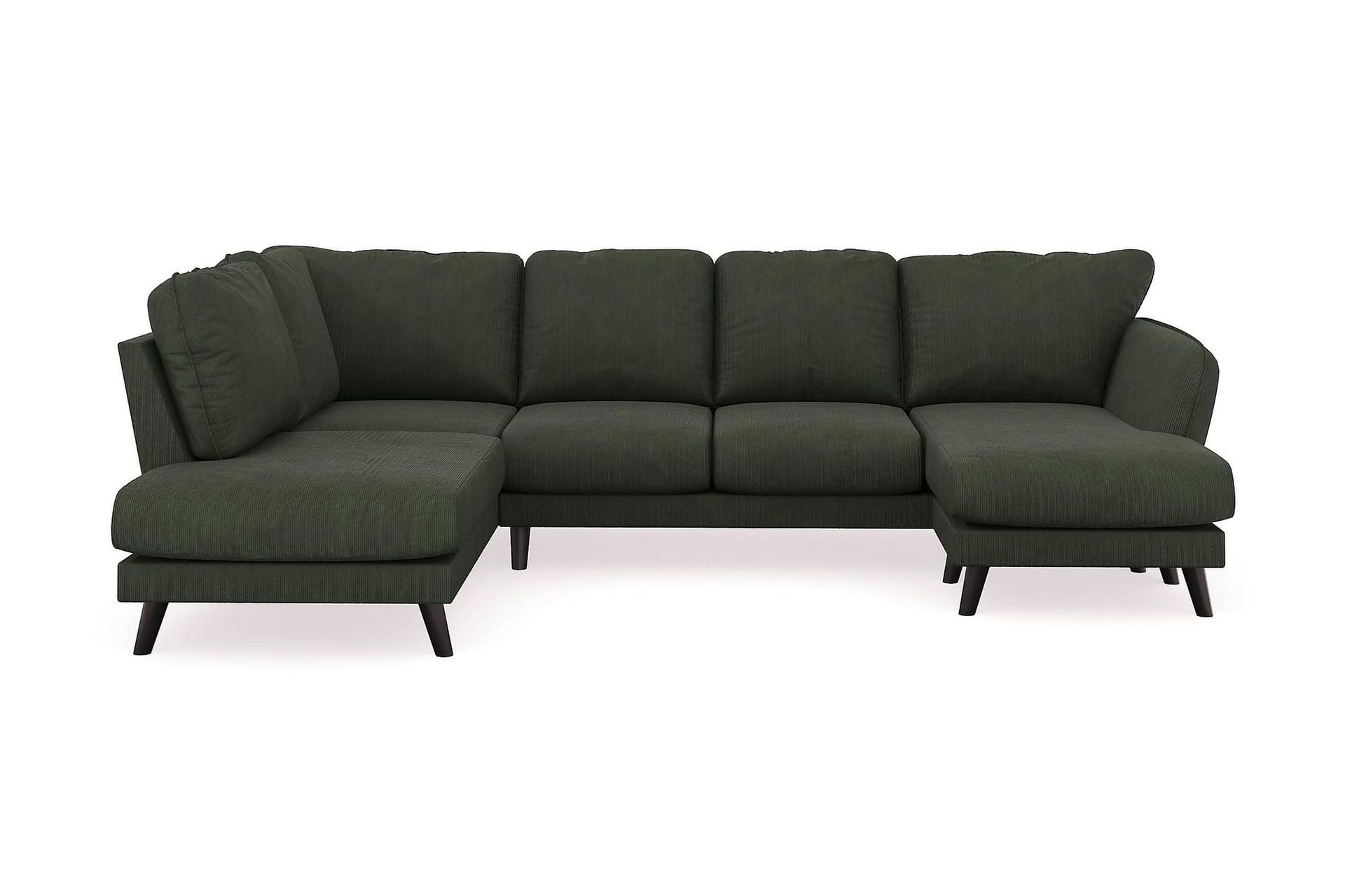 Trend Lyx 4-sits Högervänd U-formad Soffa med Divan och Schäslong i Manchester