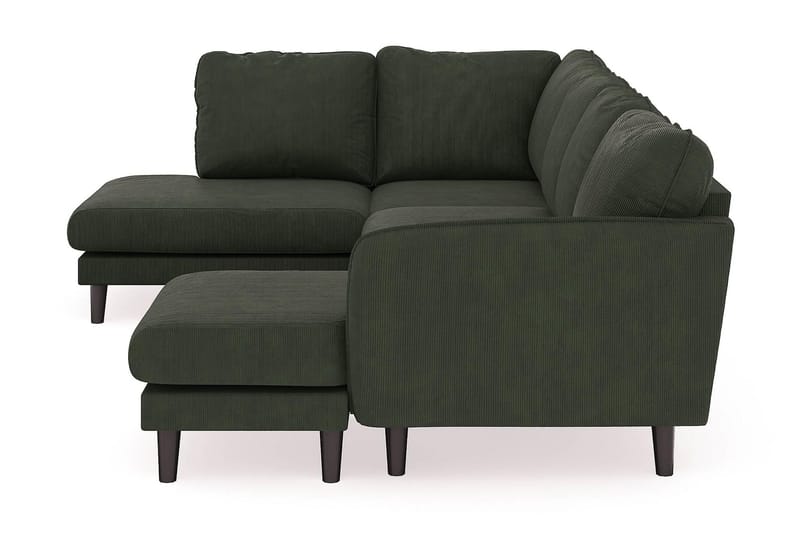 Trend Lyx 4-sits Högervänd U-formad Soffa med Divan och Schäslong i Manchester - Mörkgrön - Products - Möbler - Soffa - U-soffa