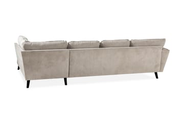 Trend Lyx 4-sits Högervänd U-formad Soffa med Divan och Schäslong i Tyg - Beige - Products - Möbler - Soffa - U-soffa