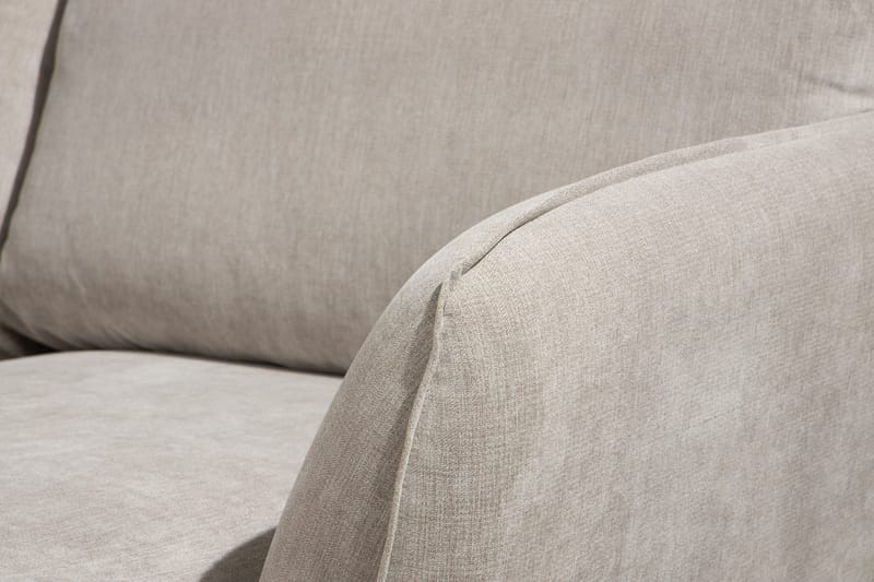 Trend Lyx 4-sits Högervänd U-formad Soffa med Divan och Schäslong i Tyg - Beige - Products - Möbler - Soffa - U-soffa