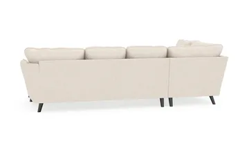 Trend Lyx 4-sits Högervänd U-formad Soffa med Divan och Schäslong i Tyg - Beige - Products - Möbler - Soffa - U-soffa