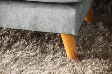 Trend Lyx 4-sits Högervänd U-formad Soffa med Divan och Schäslong i Tyg - Grå - Products - Möbler - Soffa - U-soffa