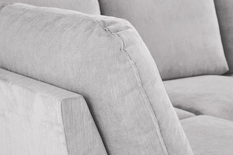 Trend Lyx 4-sits Högervänd U-formad Soffa med Divan och Schäslong i Tyg - Ljusgrå - Products - Möbler - Soffa - U-soffa