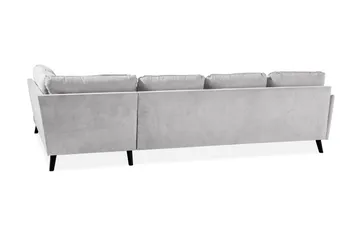 Trend Lyx 4-sits Högervänd U-formad Soffa med Divan och Schäslong i Tyg - Ljusgrå - Products - Möbler - Soffa - U-soffa
