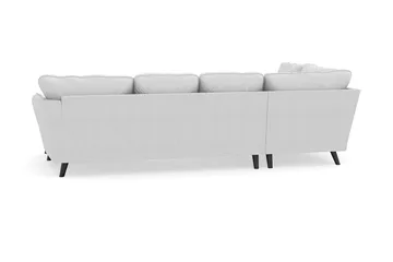 Trend Lyx 4-sits Högervänd U-formad Soffa med Divan och Schäslong i Tyg - Ljusgrå - Products - Möbler - Soffa - U-soffa