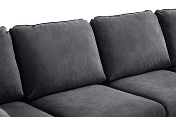 Trend Lyx 4-sits Högervänd U-formad Soffa med Divan och Schäslong i Tyg - Mörkgrå - Products - Möbler - Soffa - U-soffa