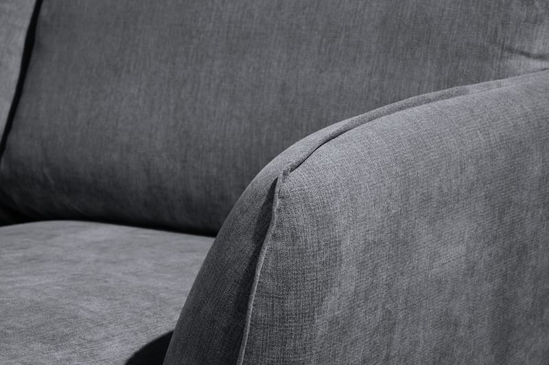 Trend Lyx 4-sits Högervänd U-formad Soffa med Divan och Schäslong i Tyg - Mörkgrå - Products - Möbler - Soffa - U-soffa