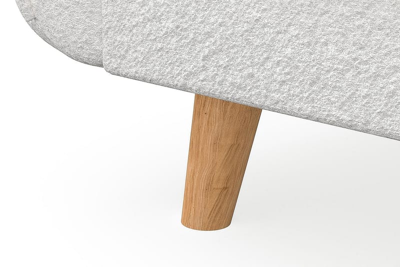 Trend Lyx 4-sits Vänstervänd U-formad Soffa med Divan och Schäslong i Bouclé - Vit - Products - Möbler - Soffa - U-soffa